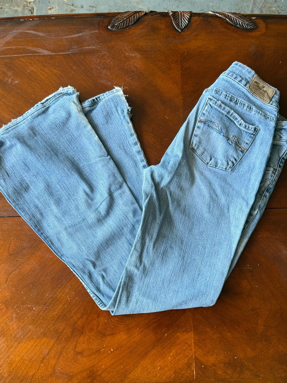 Silver Jeans Light Blue Flare Denim